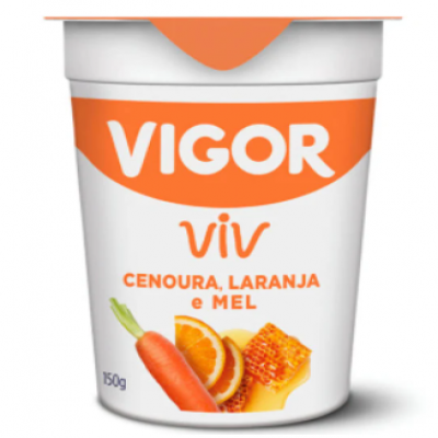 Imagem IOGURTE VIGOR VIV INTEGRAL CENOURA, LARANJA E MEL 150 G