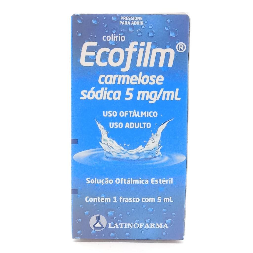 Imagem ECOFILM 0,5% COLIRIO 5ML  LATINOFARMA